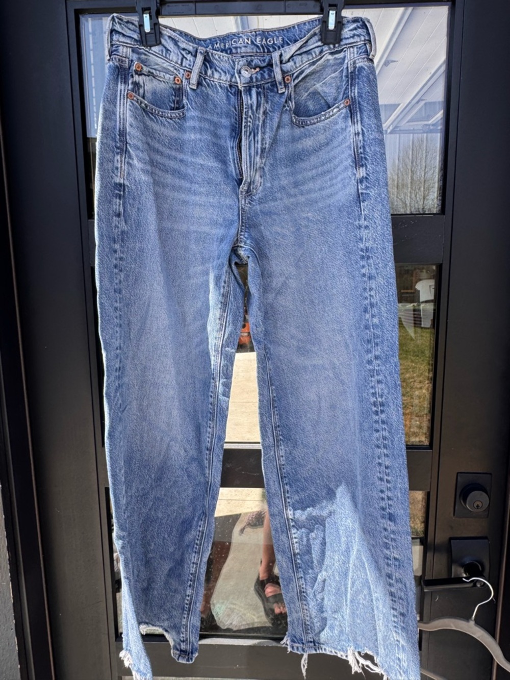American Eagle Outfitters Light Blue Wide Leg Jeans